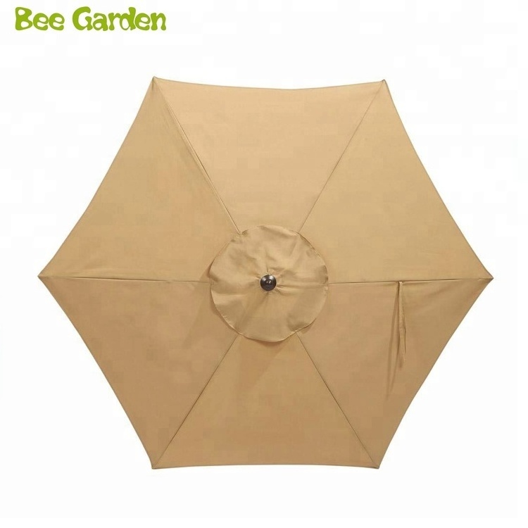 Outdoor Parasol & Base Restaurant Balinese Parasol Patio Umbrella for Garden Table Cheap China Factory Wholesale Big Size