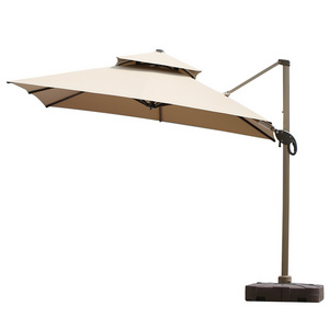 beach umbrella outdoor solar powered led patio umbrella roman umbrella