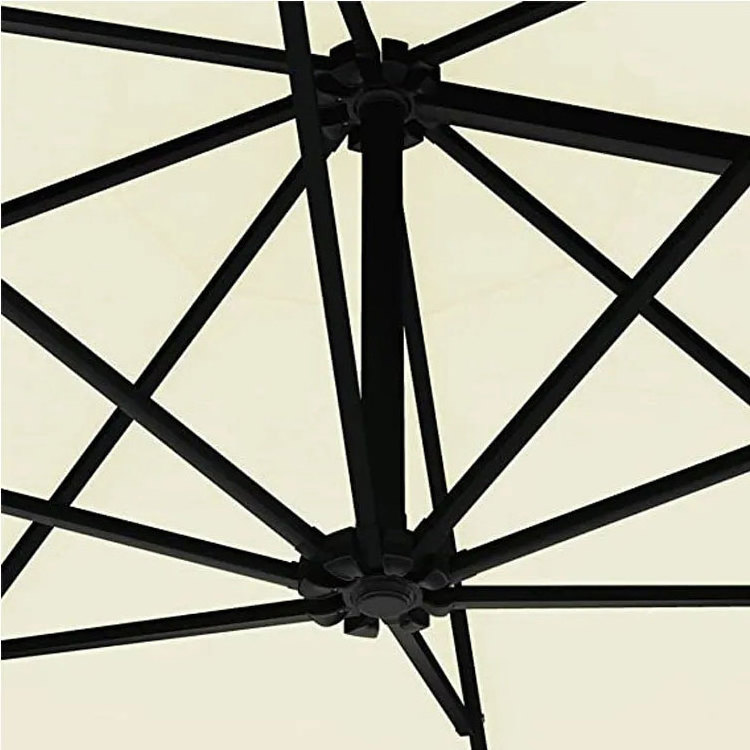 Outdoor garden Sunshade Parasol metal pole Cantilever Patio Roman umbrella for restaurant