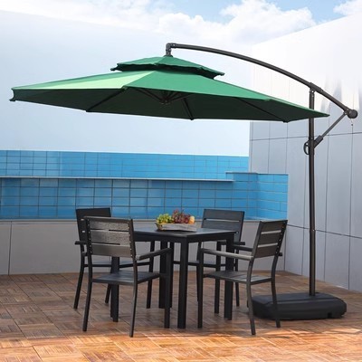 customized  huge outdoor umbrella  coffee drink bar restaurant hotel commercial parasol telescopic patio umbrella