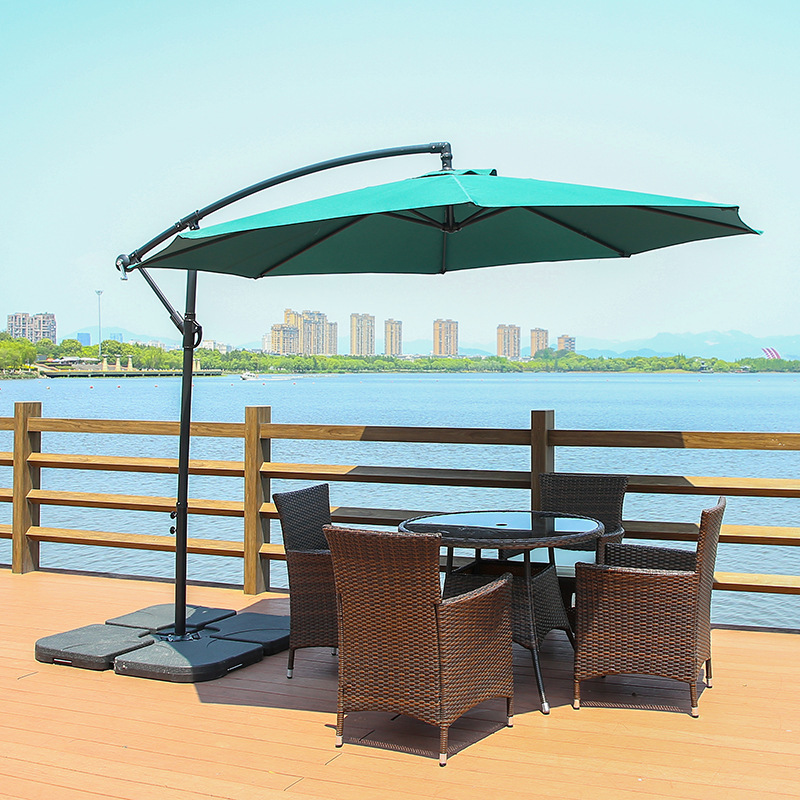 Wholesale Hot Sale Patio Furniture Outdoor Umbrella Garden Cantilever Banana Hanging Umbrella Modern Beach Umbrella 3m