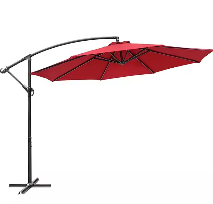 Garden Courtyard Roman Umbrella Outdoor Sunshade Umbrella Shade Patio Outdoor Beach Umbrella Outdoor Furniture Modern Other Pole