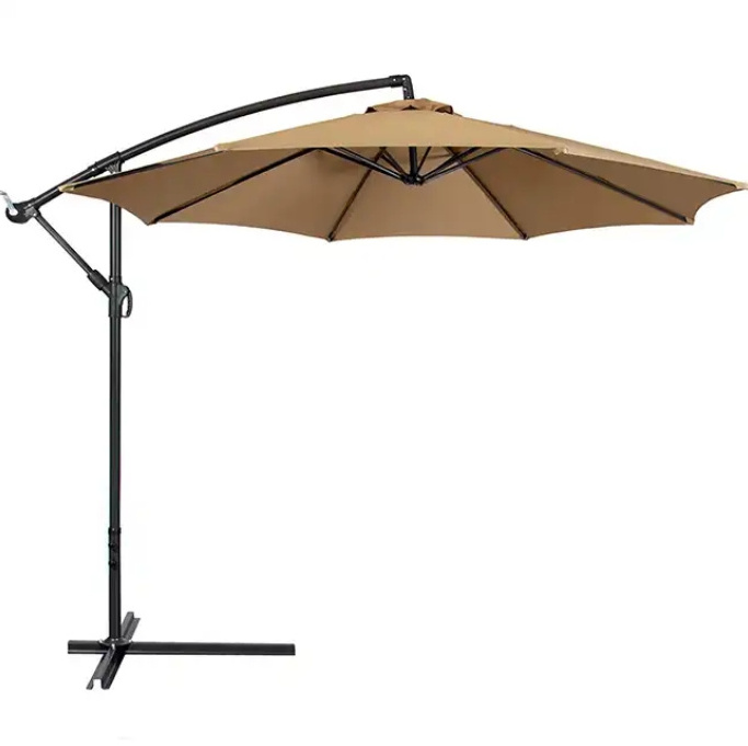 Garden Courtyard Roman Umbrella Outdoor Sunshade Umbrella Shade Patio Outdoor Beach Umbrella Outdoor Furniture Modern Other Pole