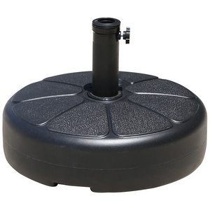 Sunshade Center Pole Parasol Patio Umbrella Holder Water Black Color Patio Umbrella Stand Base Outdoor Patio Umbrella Base