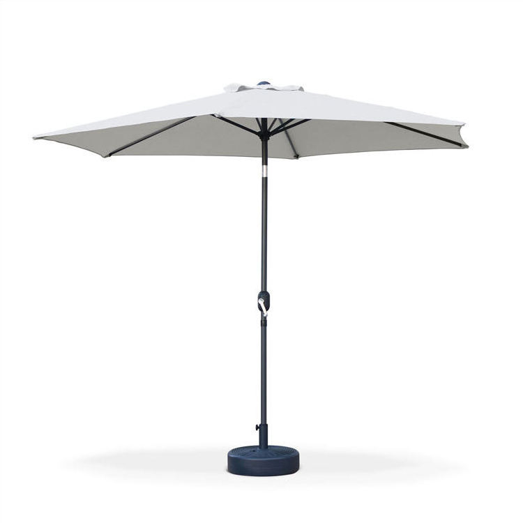 9ft Waterproof Outdoor Garden Patio Umbrella with Push Button Tilt and Crank,market Umbrella Parasols with Base Custom Logo 1.5m