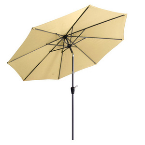 9 FT stock Patio Outdoor Umbrella with Push Tilt