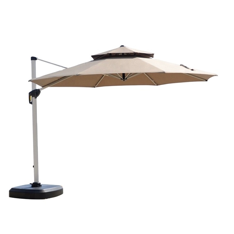 11 Feet Double roof top Patio Garden Small Roma Umbrella