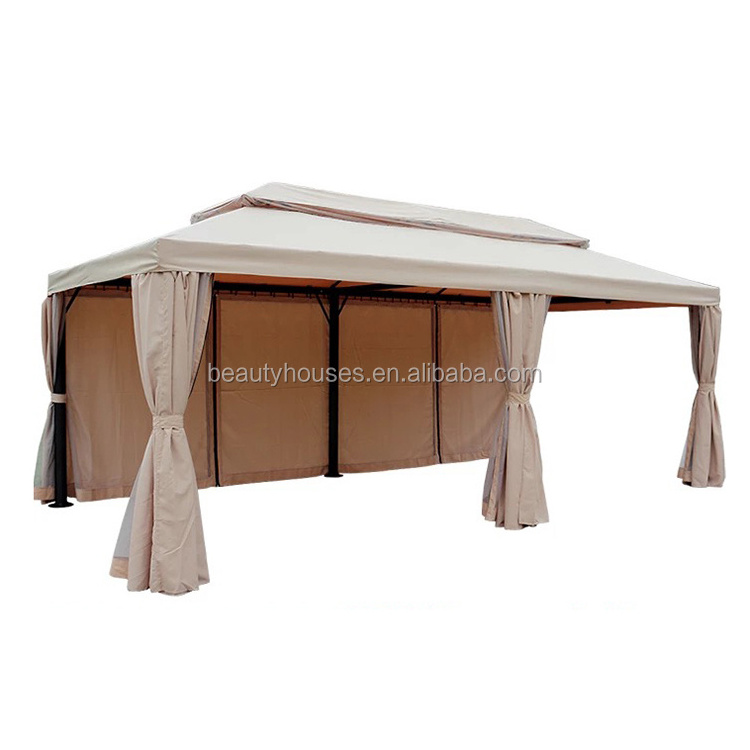 Outdoor Gazebo Aluminum Rome Tent Gazebo 6x3 Poly Waterproof Terrace Aluminum Gazebo Patio Covers Aluminum Hot Tub Cover 7days