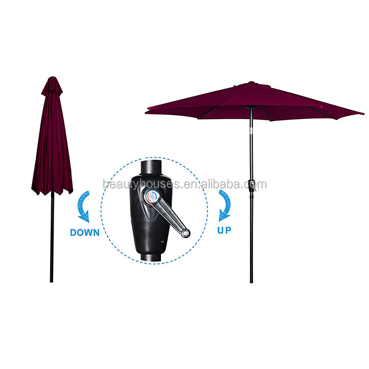 Outdoor UV protect 2.7m market umbrella table beach umbrella