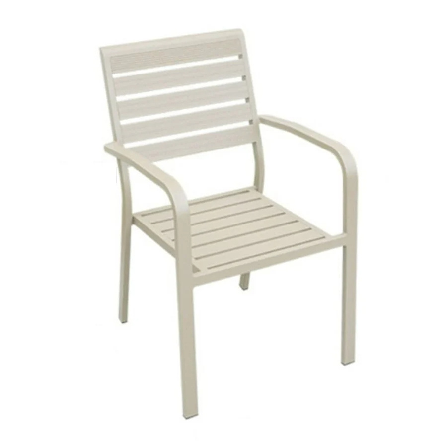 2024 Balcony Furniture Outdoor Aluminum Waterproof Chairs Garden Aluminum Bistro Patio Furniture Table Chair