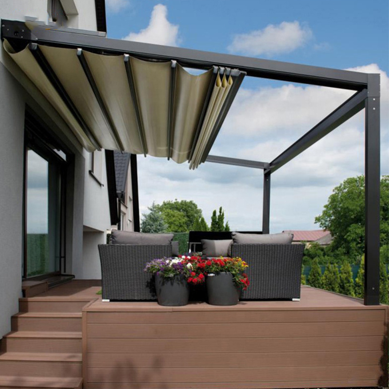 waterproof awning motorized retractable awning outdoor aluminum retractable awning