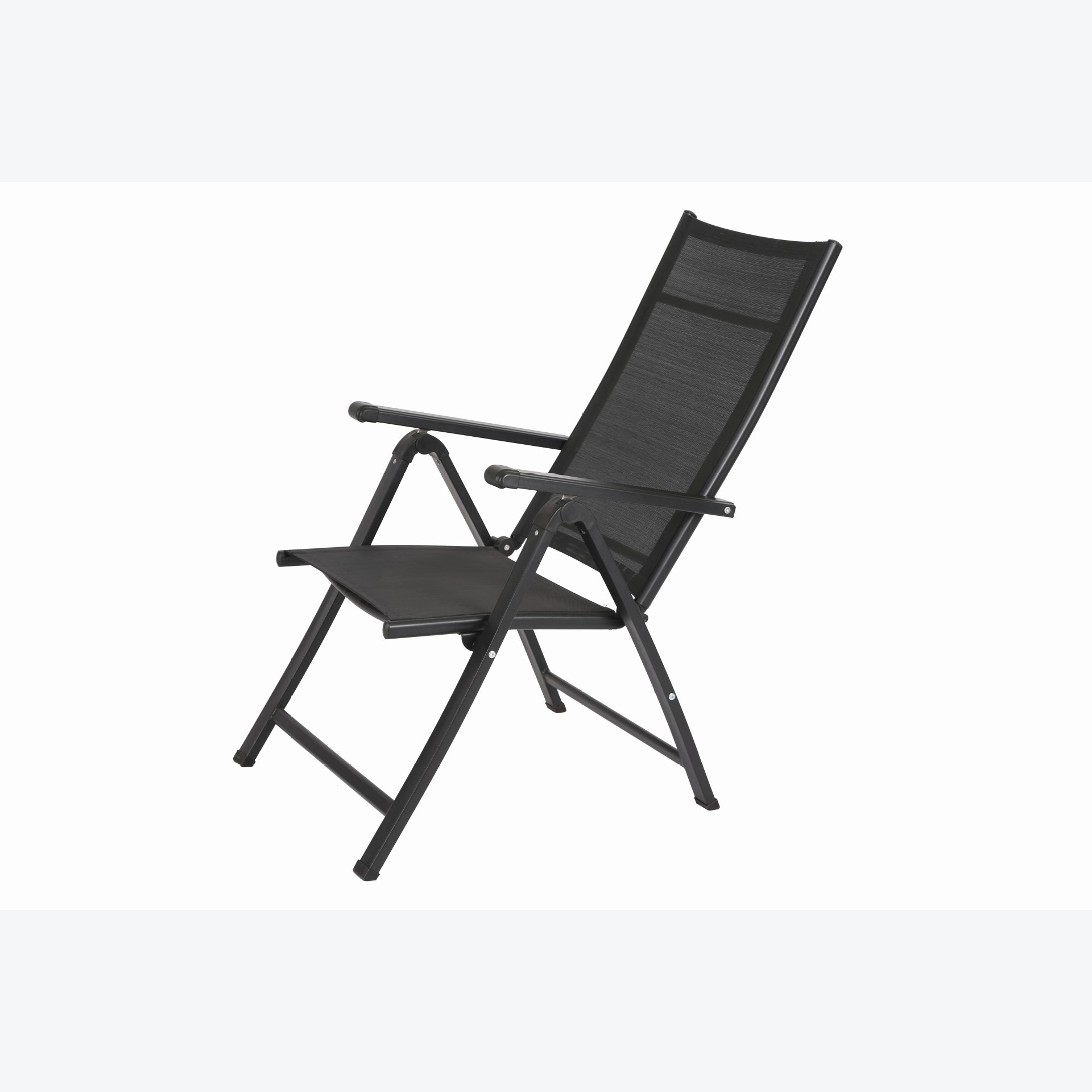 Garden Furniture High Back Teslin Outdoor Patio Chairs Metal Dinning Steel Chair Outdoor Folding Camping Chair