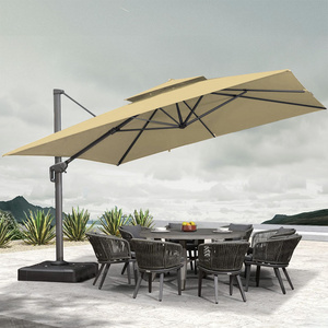 Discount offers Outdoor waterproof sunshade umbrella Multi-size custom Roman Umbrella Restaurant Courtyard Cafe