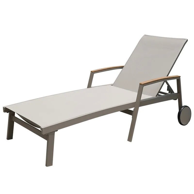 Outdoor Pool Lounge Chair Resort Beach Home Hotel Aluminum Alloy waterproof lounge chair