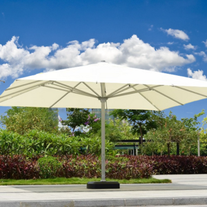 Wholesale Cafe Outdoor Heavy Duty Aluminum Garden Parasol Umbrella Large Size Sun Garden Parasol Umbrella 5m Commercial Umbrella