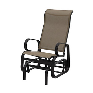 All Weatherproof Patio Sling Rocker Chair, Outdoor Glider Lounge Chair,Outdoor Garden Lounge Chair