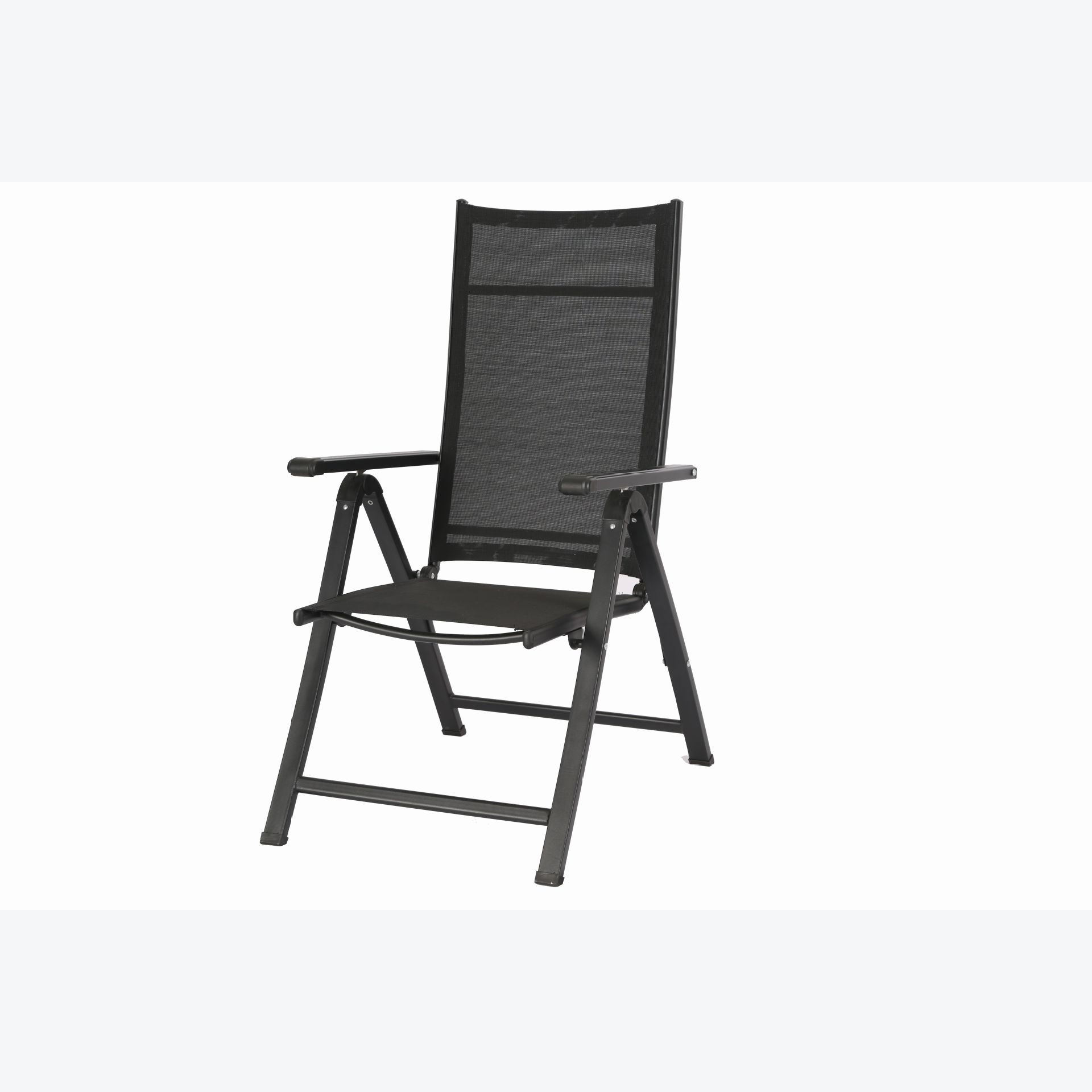 Garden Furniture High Back Teslin Outdoor Patio Chairs Metal Dinning Steel Chair Outdoor Folding Camping Chair