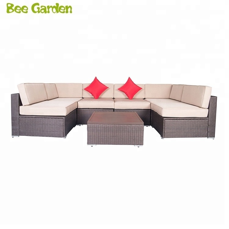 7 pieces tarrington house garden patio furniture rattan set