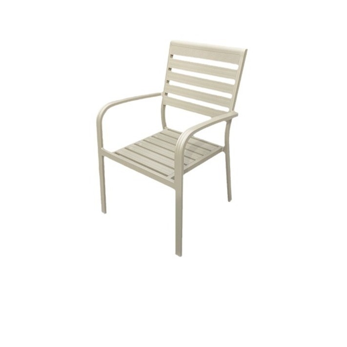 2024 Balcony Furniture Outdoor Aluminum Waterproof Chairs Garden Aluminum Bistro Patio Furniture Table Chair