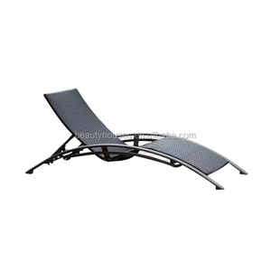 Swimming pool chair sun lounger rattan beach lounger