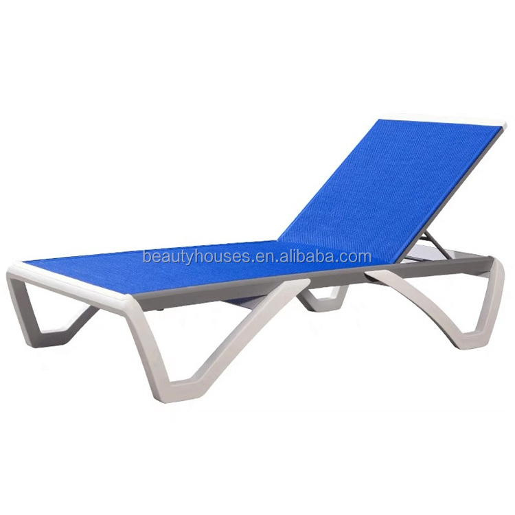 High quality swimming pool chair aluminum sun lounger