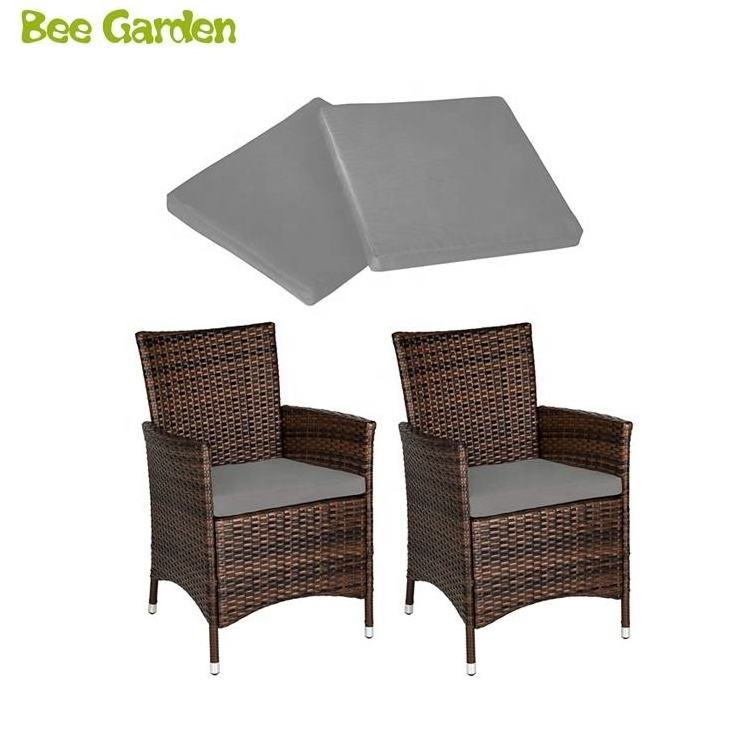 balcony furniture 3pcs kd outdoor rattan wicker chair