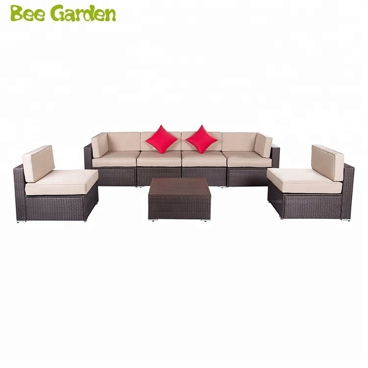 7 pieces tarrington house garden patio furniture rattan set