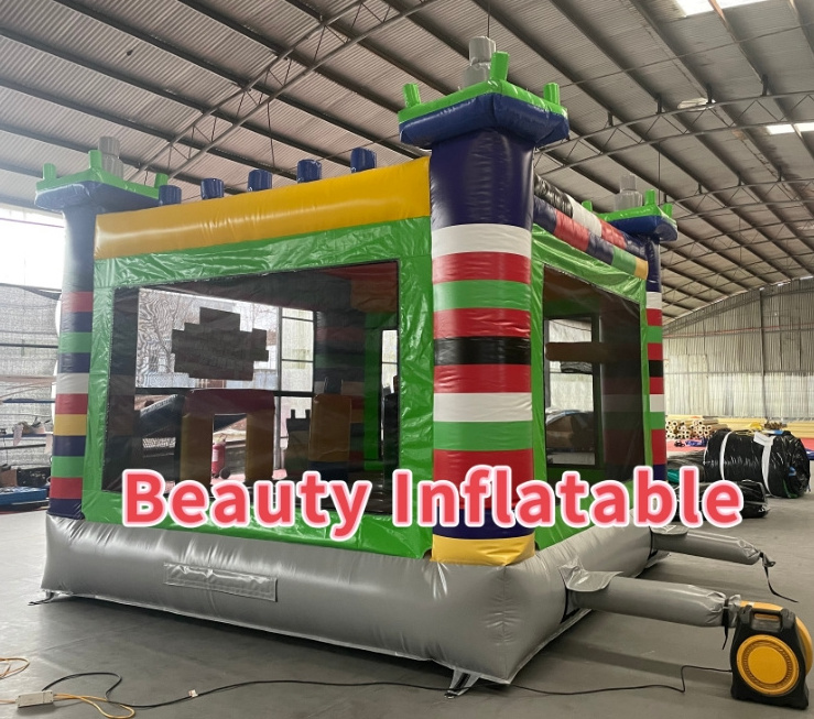 LEGO Theme Bounce House Inflatable Moonwalk Jumper Bouncer Bouncy Castle Jumping Commercial Bounce House Party Rentals