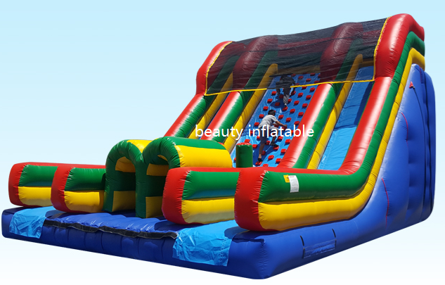 High quality Commercial  PVC large  inflatable dry slide cheap Tobogan inflable for kids