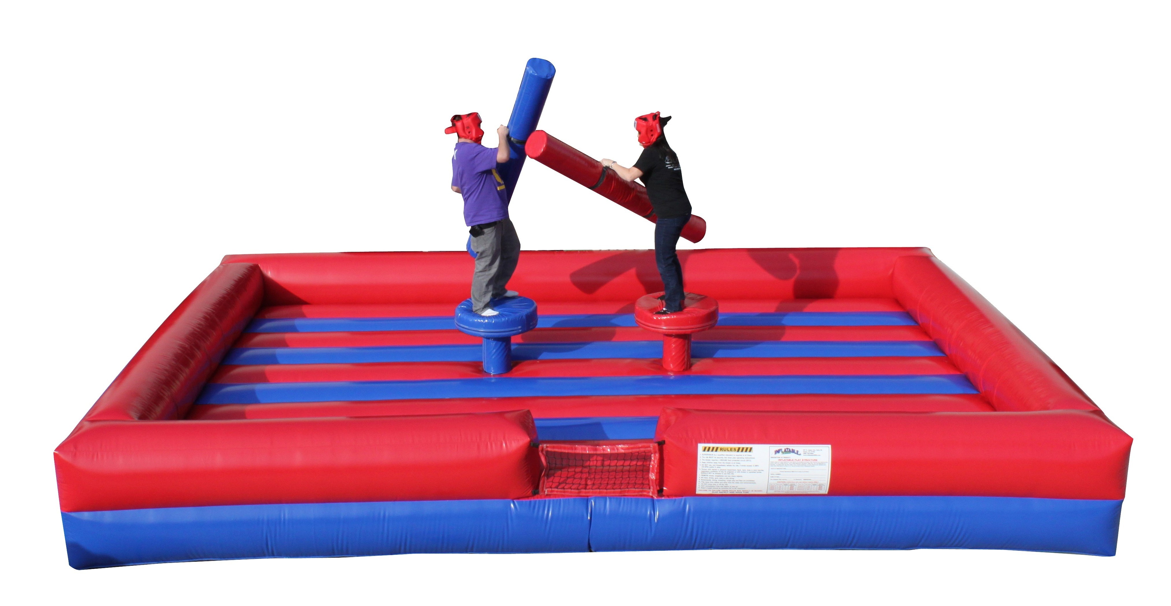 Outdoor party games bouncy  inflatable duel game  gladiator joust bouncer  Inflatable games  platform for kids and adults