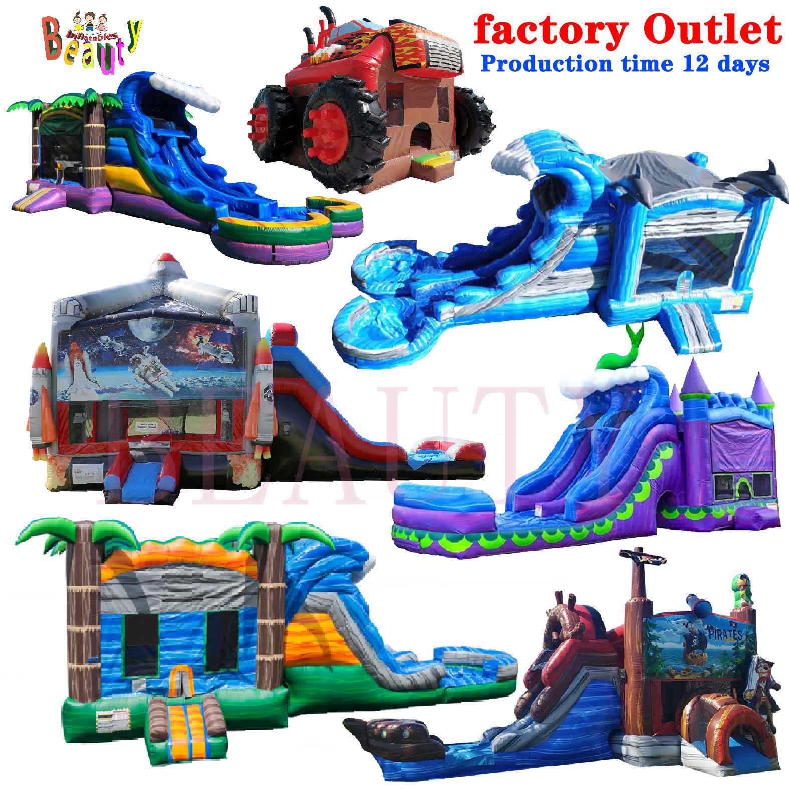 Commercial Adult Inflatable Bounce House Combo Outdoor Kids Party Jumping Bouncy Castle White Bouncer House With Water Slide