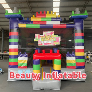 LEGO Theme Bounce House Inflatable Moonwalk Jumper Bouncer Bouncy Castle Jumping Commercial Bounce House Party Rentals