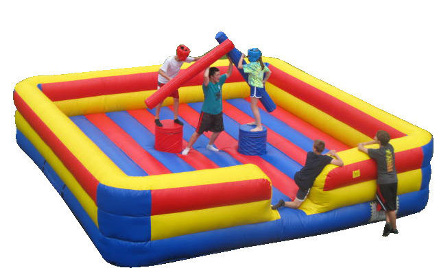 Outdoor party games bouncy  inflatable duel game  gladiator joust bouncer  Inflatable games  platform for kids and adults