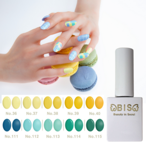 BISGEL 250 Colors Gel Polish Soak Off Gel Nail Kit with Glossy and Matte Gel Top oem Private label Korea