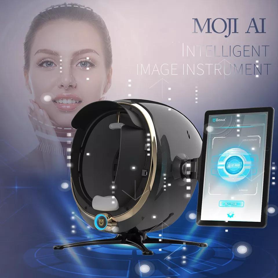 Hot Sale!! 7 In1 3d Skin And Hair Scanner Digital AI Facial Analyzer Camera Skin Analyzer Machine