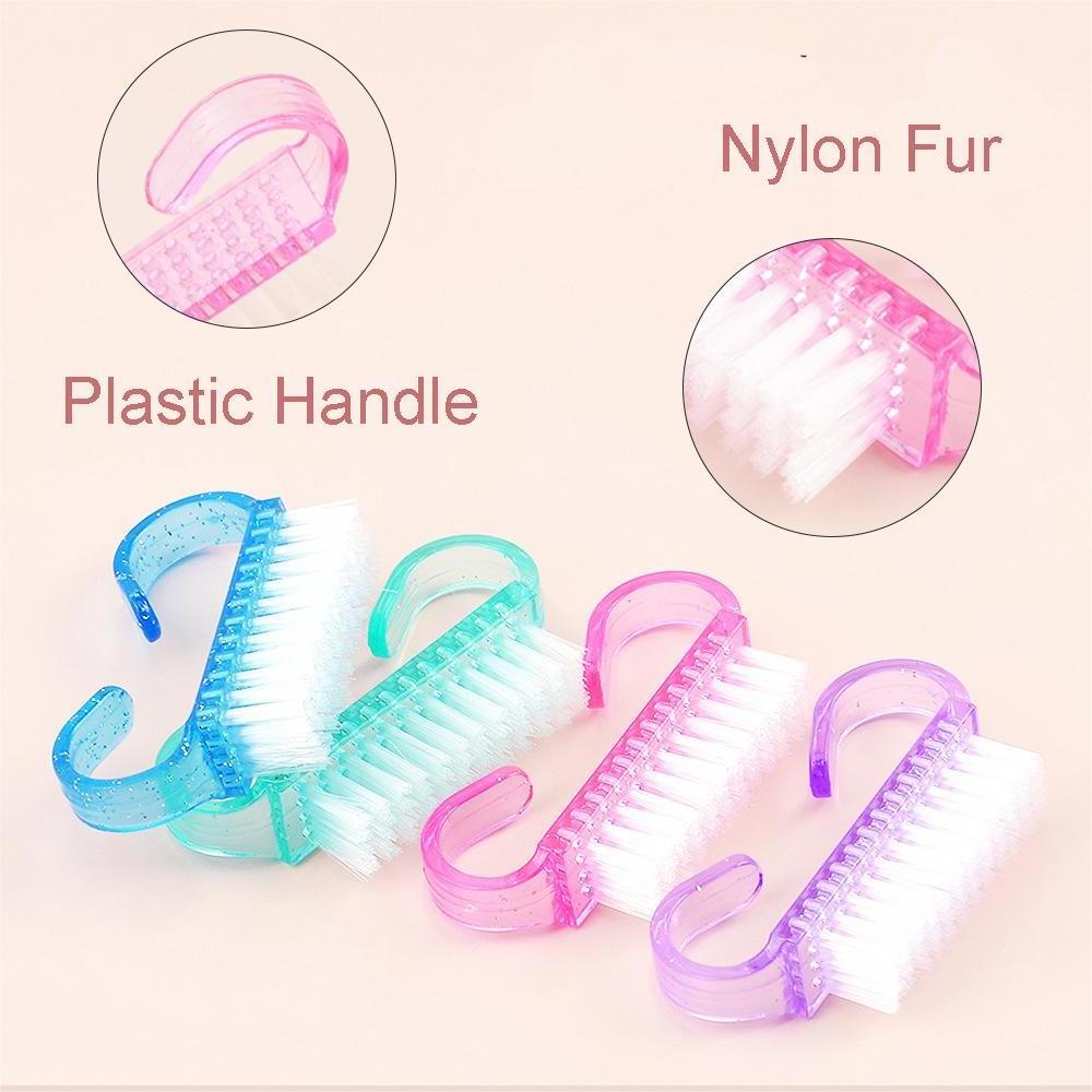 Wholesale Custom Private Logo Printing Cheap Nails Toes Brush Fingernail Cleaning Brushes For Cleaning Fingernails