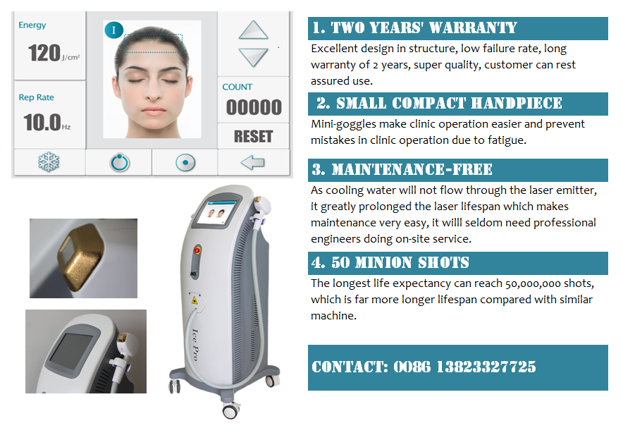 808 Diode Laser Big Power 2400W hair removal machine,Fiber optic diode laser