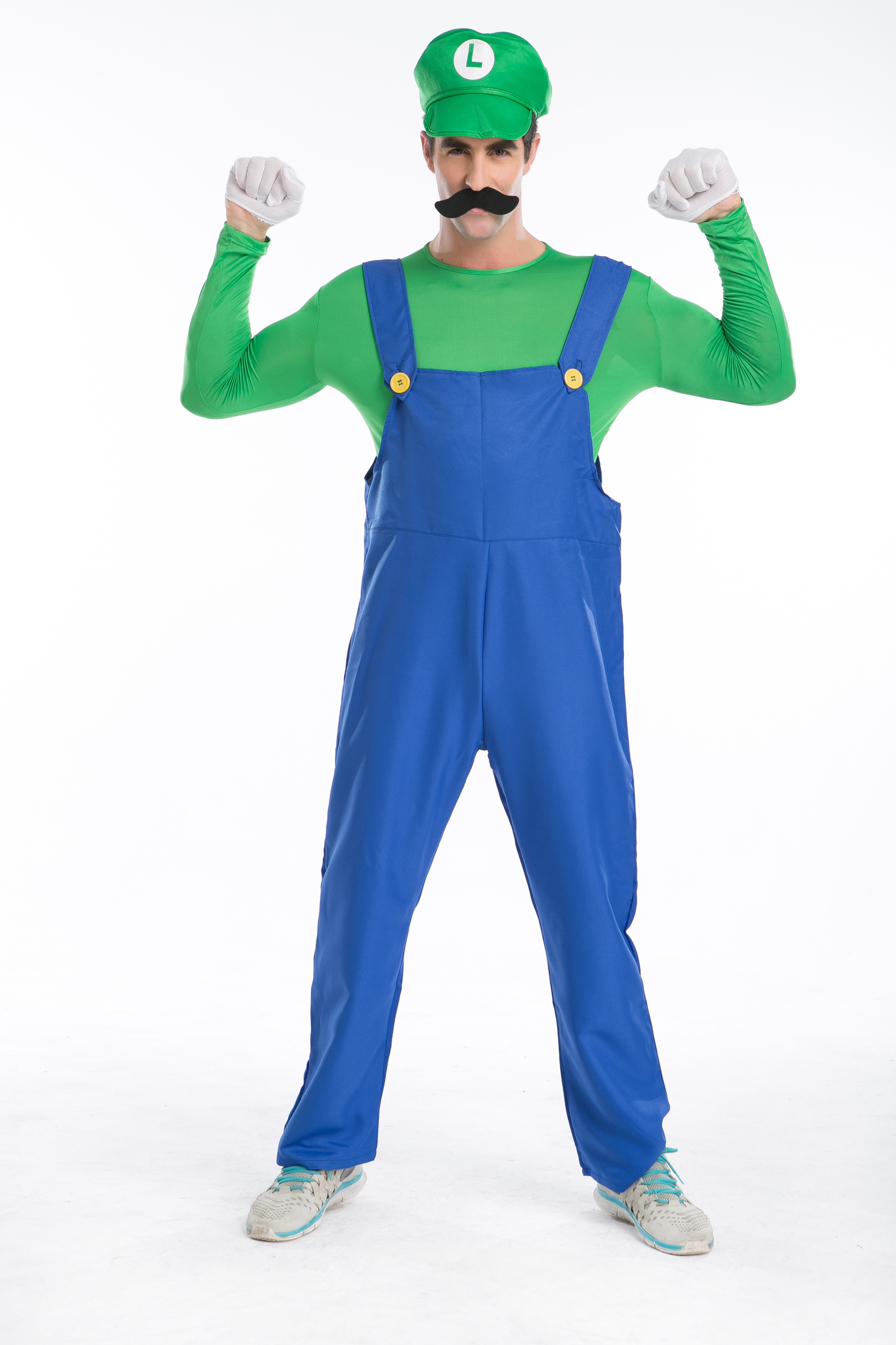 Super Mario Luigi Brothers halloween cosplay women costume