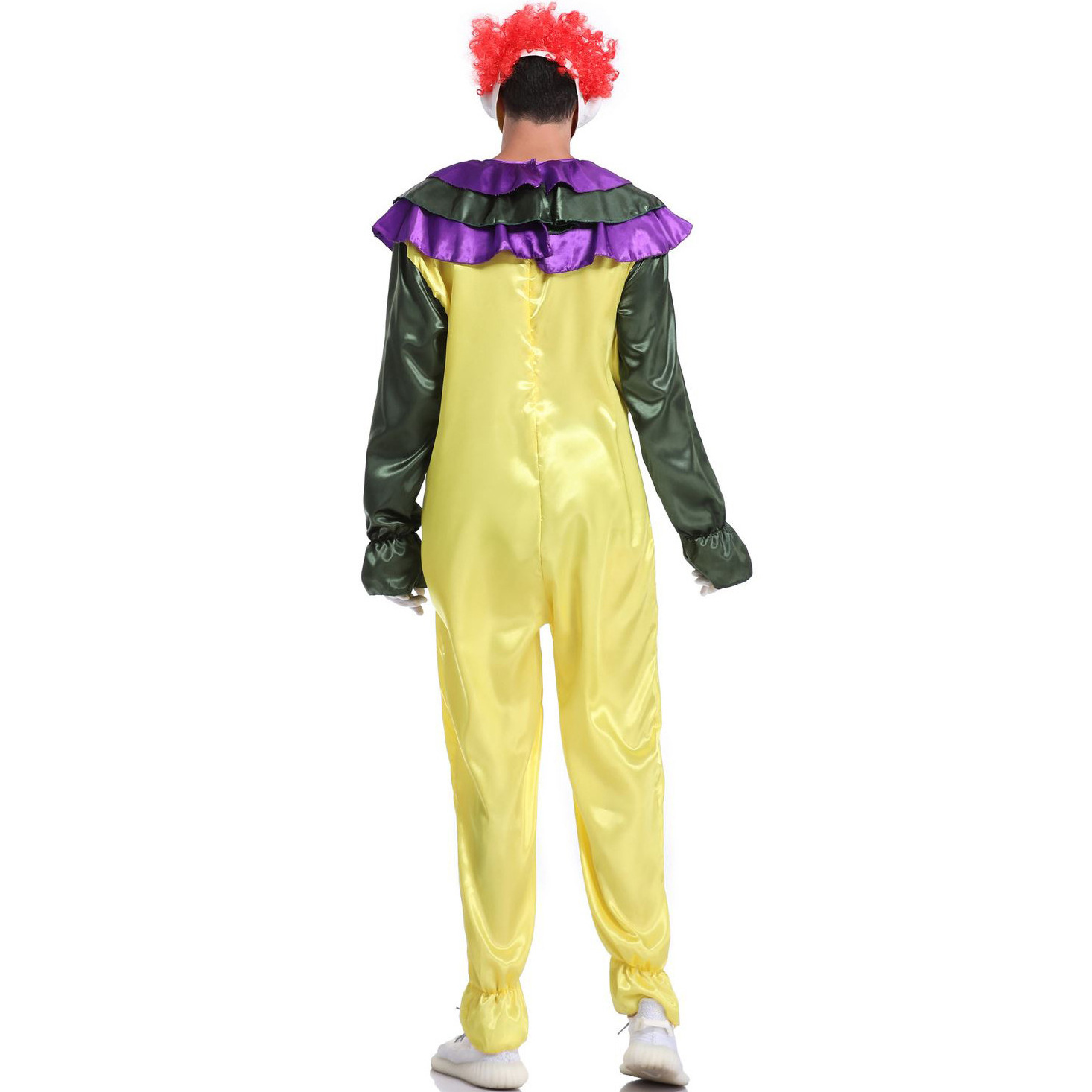 Halloween Carnival Party Fancy Dress Clown Back Soul Costumes Men's Clown Costume