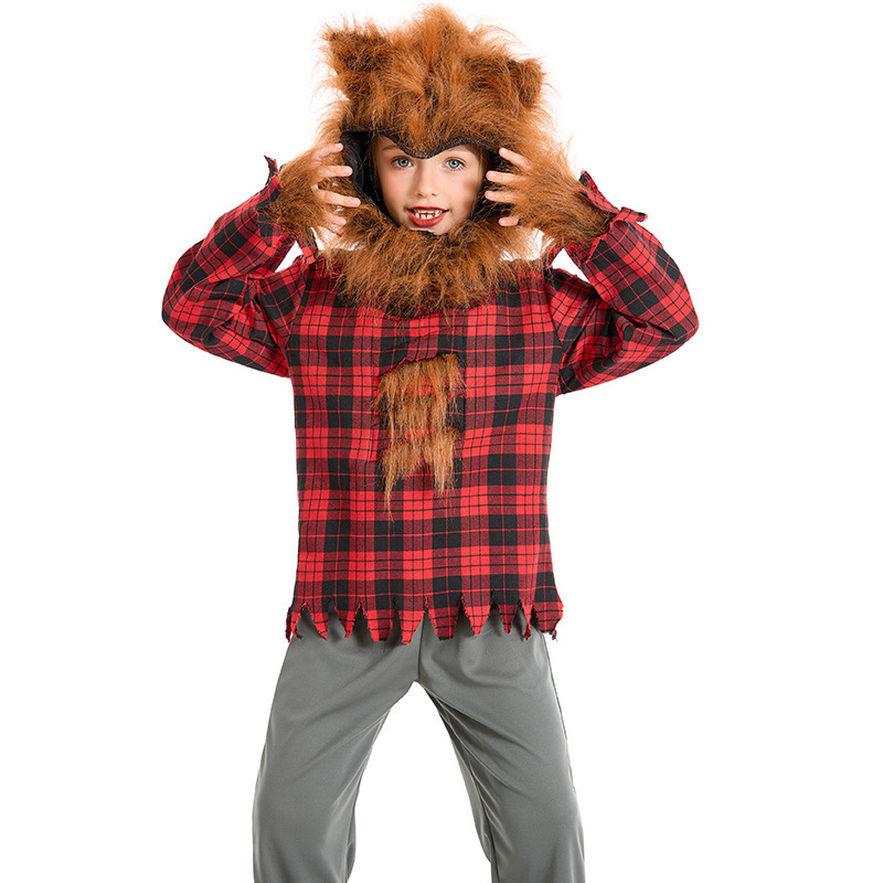 Lovely Lion Jumpsuit Halloween Party Cosplay Clothing Cos Animal Lion Costume For Children