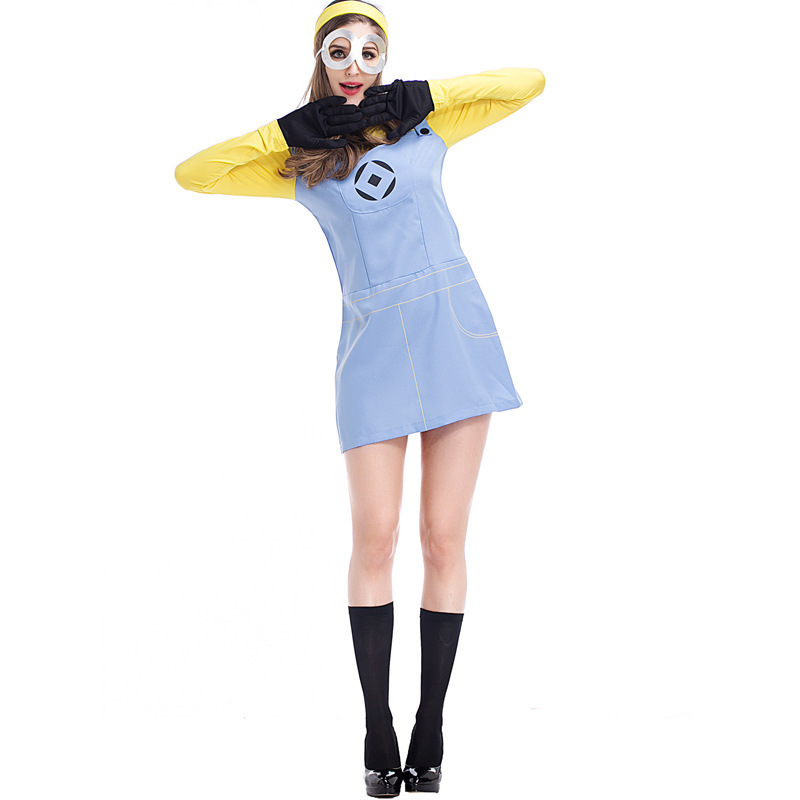 Hot Trendy Design Halloween Role-playing Clothes Cosplay Costume Cartoon Character Performance Cosplay Minion Costume