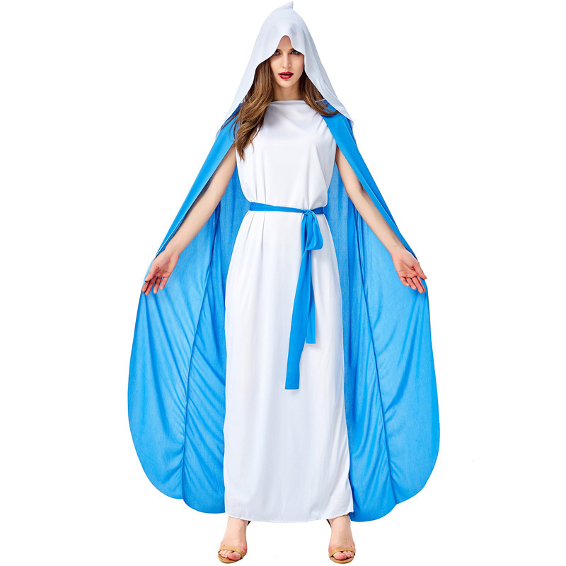 Halloween Costume Cosplay Jesus Christ Outfit Male Missionary Priest The Virgin Mary Priest Nun Bishop Costume