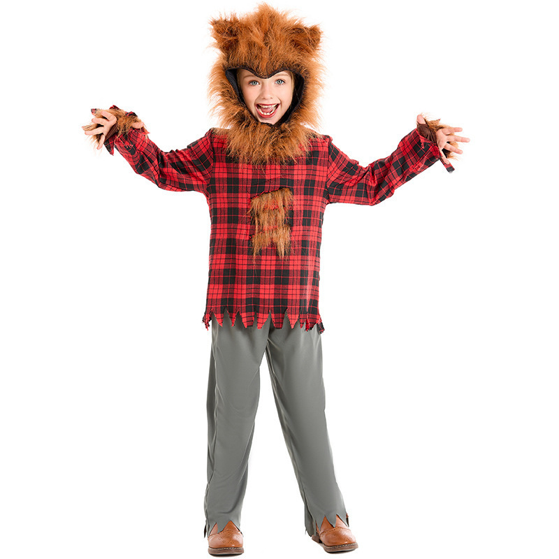 Lovely Lion Jumpsuit Halloween Party Cosplay Clothing Cos Animal Lion Costume For Children