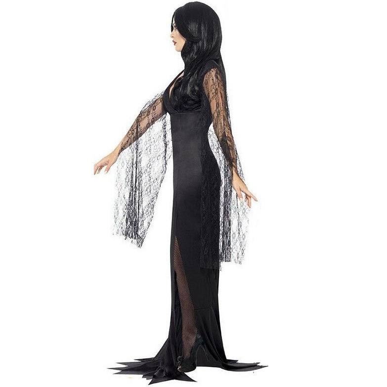 Ladies Halloween Role-playing Vampire Bride Witch Costume Game Uniform Demon Witch Costume