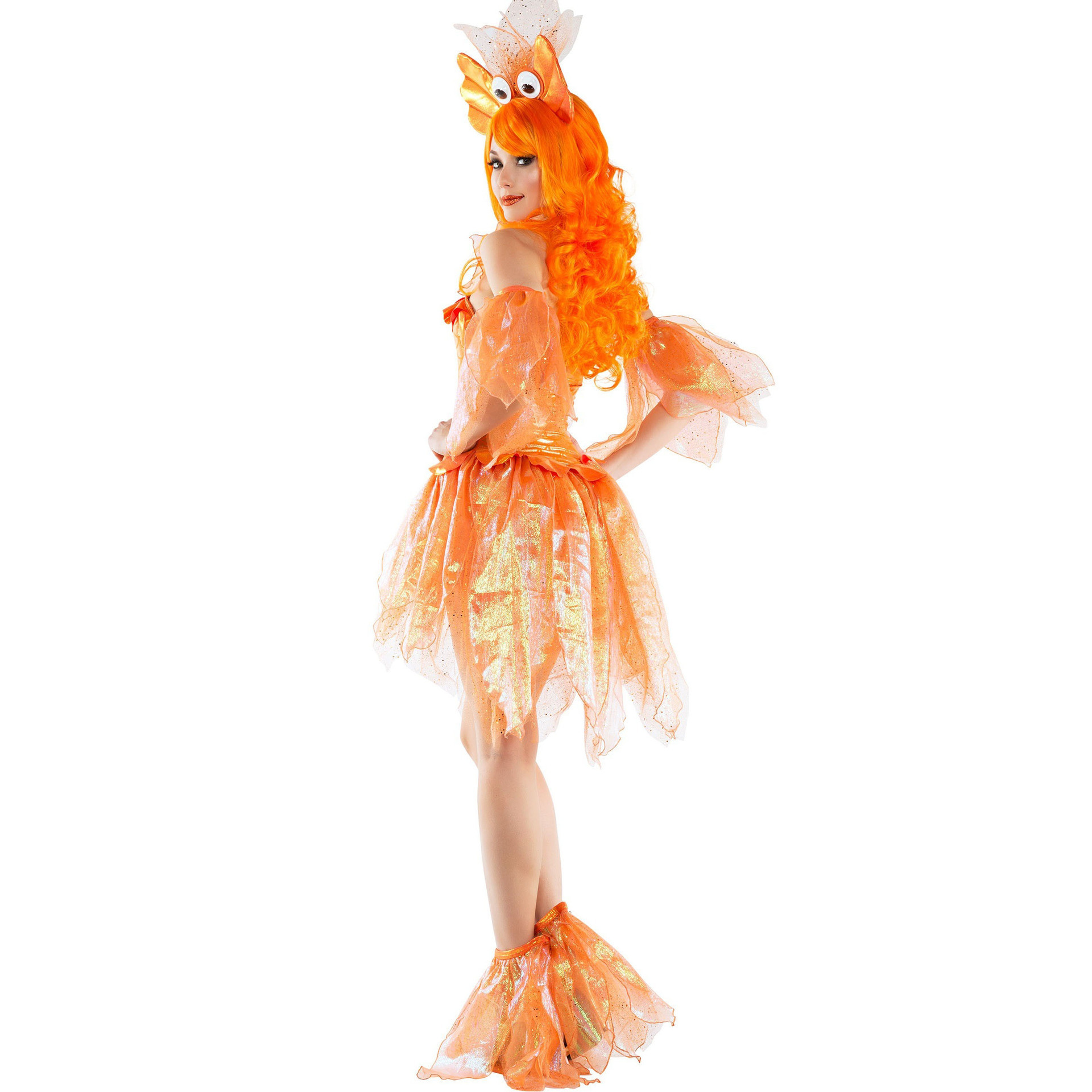 New Halloween Costume Cos Mermaid Dress Adult Sexy Goldfish Cosplay Costume