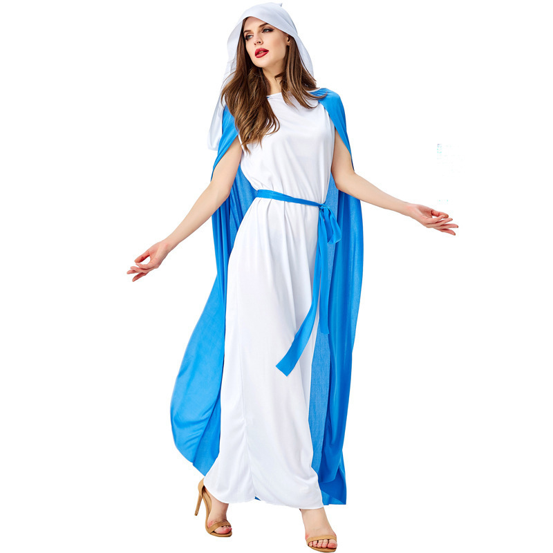 Halloween Costume Cosplay Jesus Christ Outfit Male Missionary Priest The Virgin Mary Priest Nun Bishop Costume