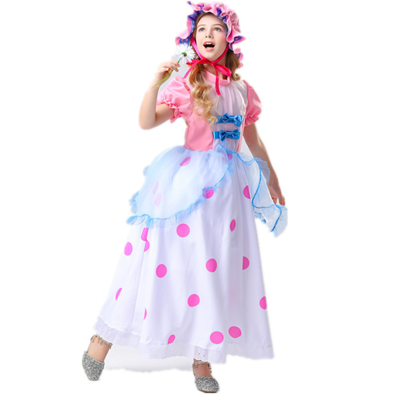 Toy Story Pink Secret Honey Pink Princess Dress Halloween Cosplay Costume For Kids