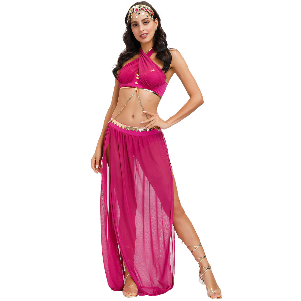 Sari Indian Style Bollywood Saree Sexy Belly Dance Costume