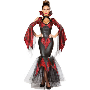 M-xl Palace Magic Witch Devil Costume Queen Halloween Play Costume Cosplay Halloween Costumes For Woman