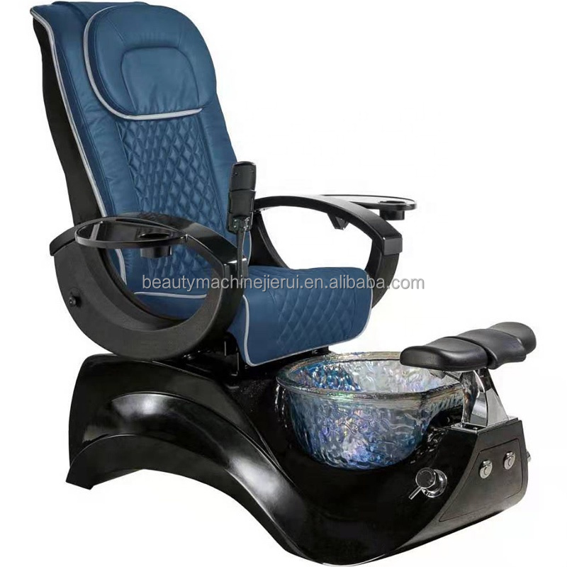 Salon furniture spa manicure pedicure massage chair plumbing pink pedicure chair